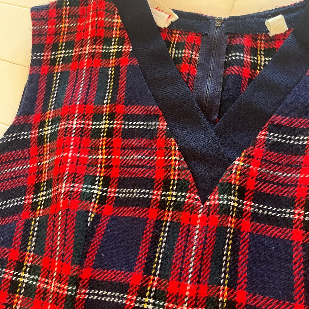 Vintage plaid dress
